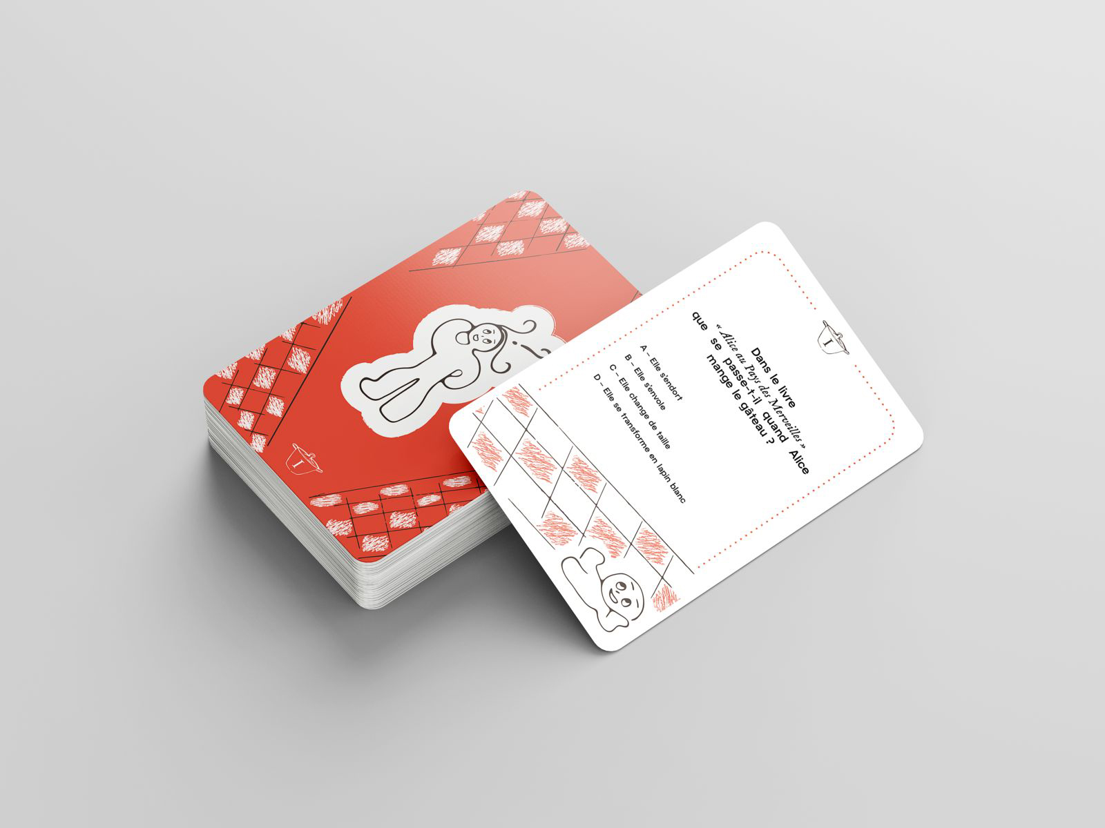 Les cartes-contes, étalées